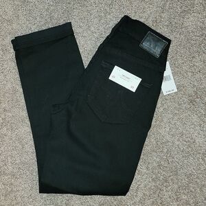 Adriano Goldschmied The Casey Relaxed Ankle Skinny Jeans in Black NEW Size 23